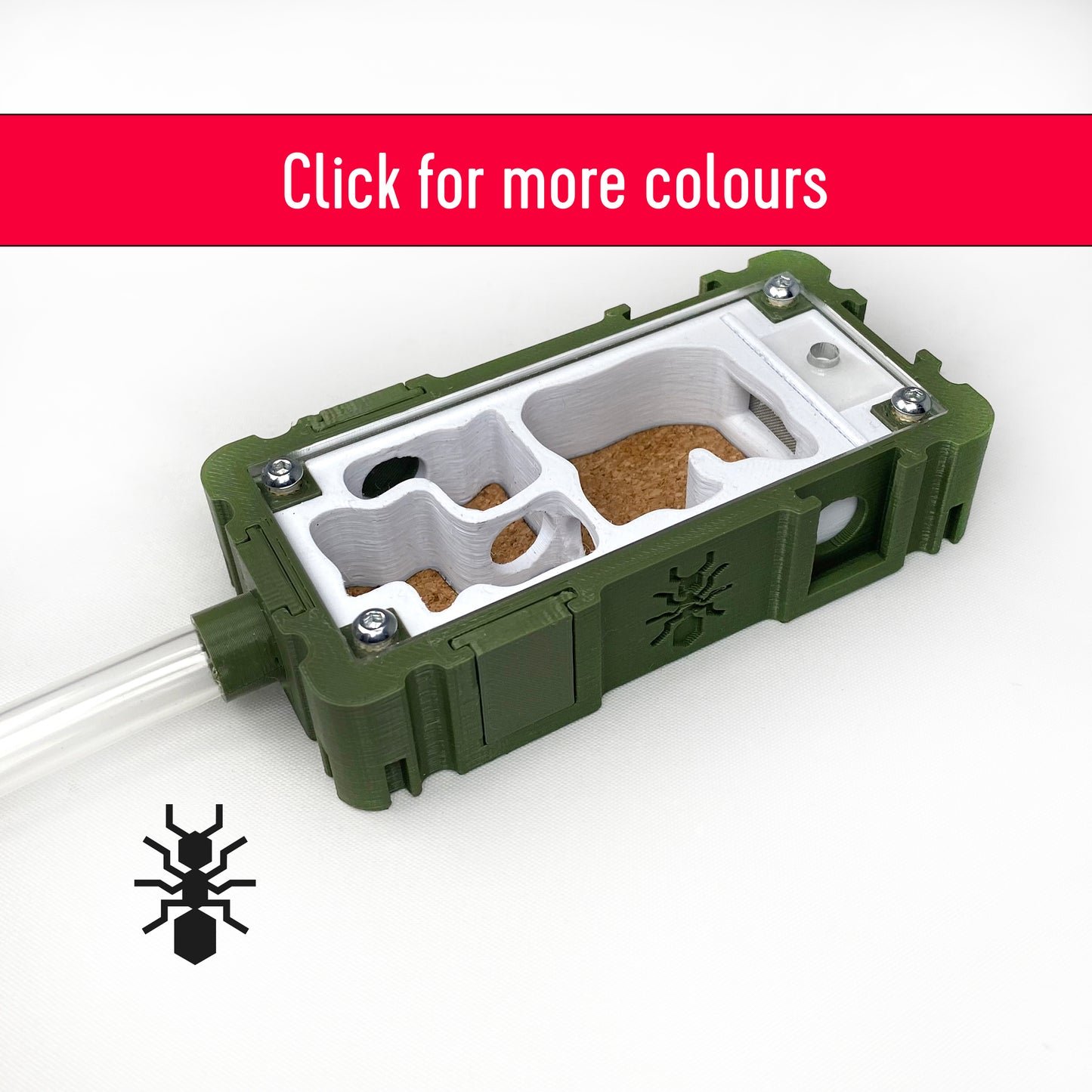 Ant Cork Nest Natural Inlay 5x10 Formicarium module