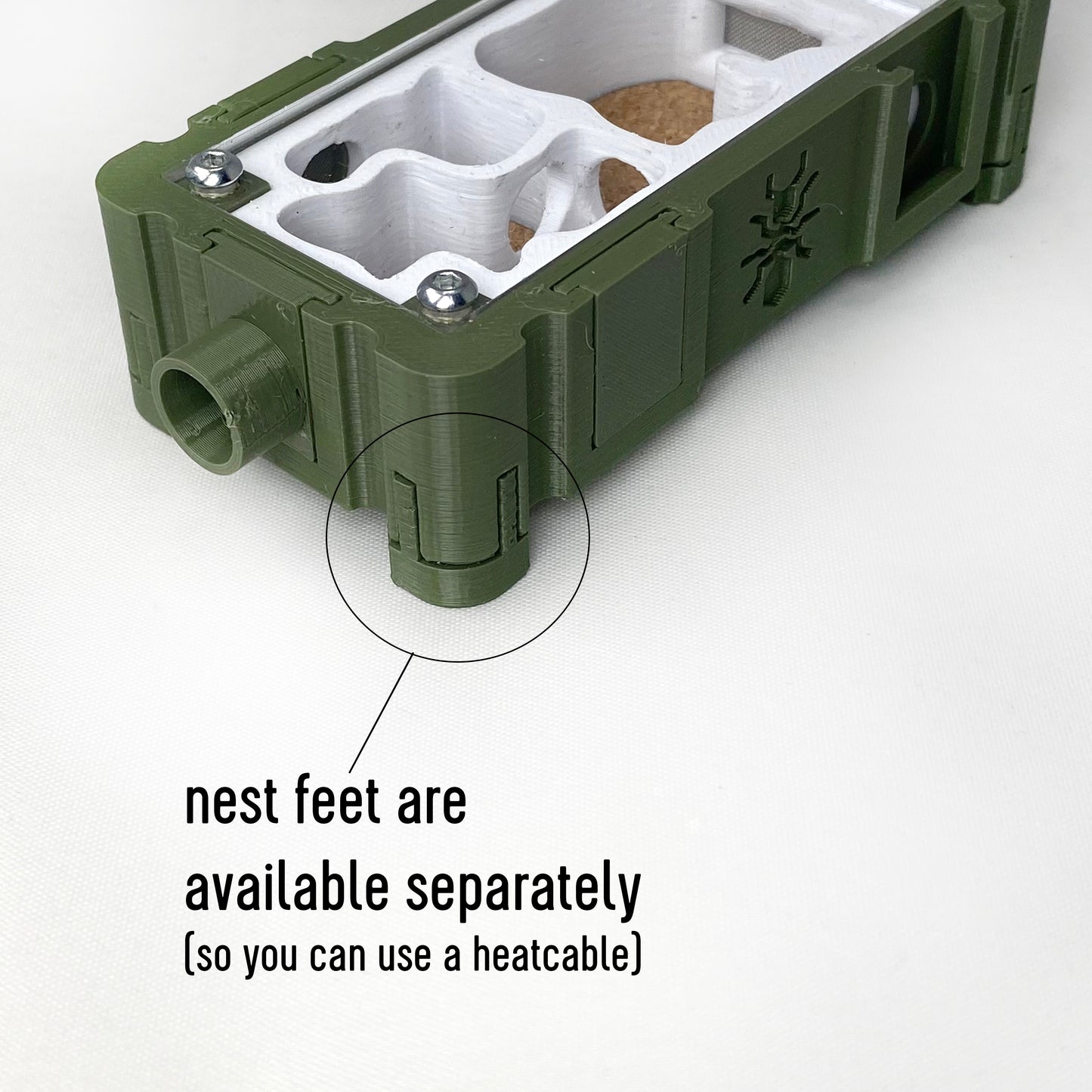 Ant Cork Nest Natural Inlay 5x10 Formicarium module