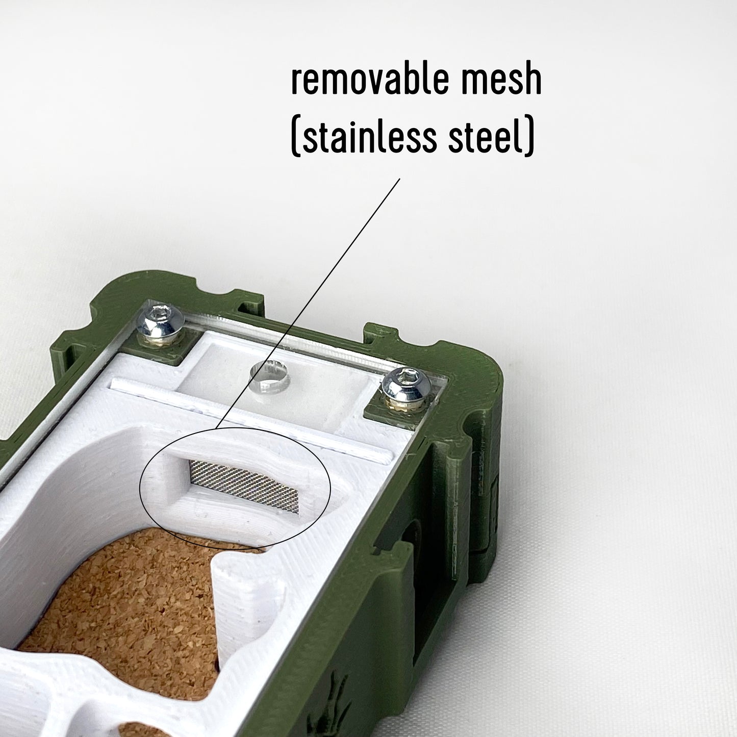 Ant Cork Nest Natural Inlay 5x10 Formicarium module