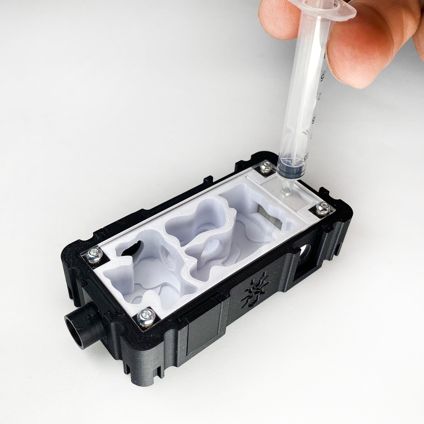 3ml syringe for all (3D-printed) ant formicariums | formicaria ant supplies | for hobby ant keepers