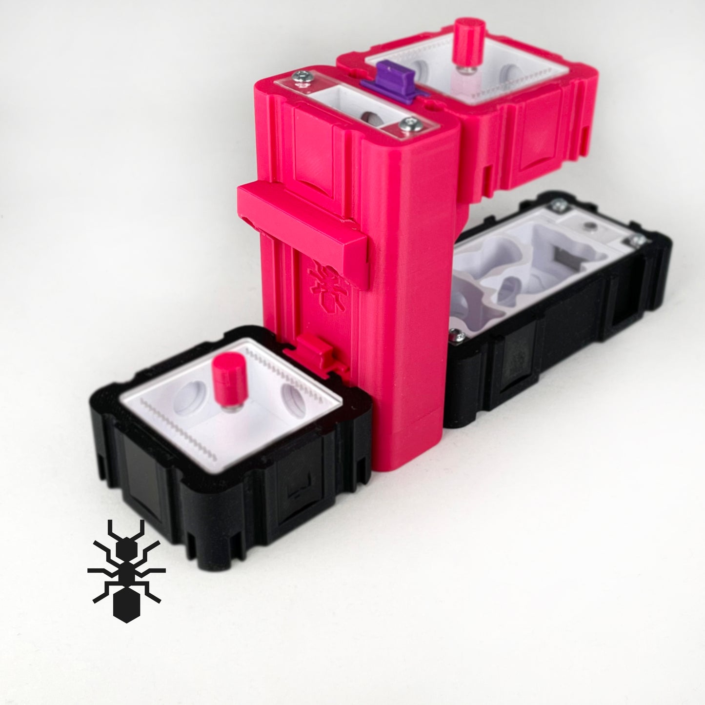 Ant Nest Elevation Module 2,5x5cm with white interior Formicarium module