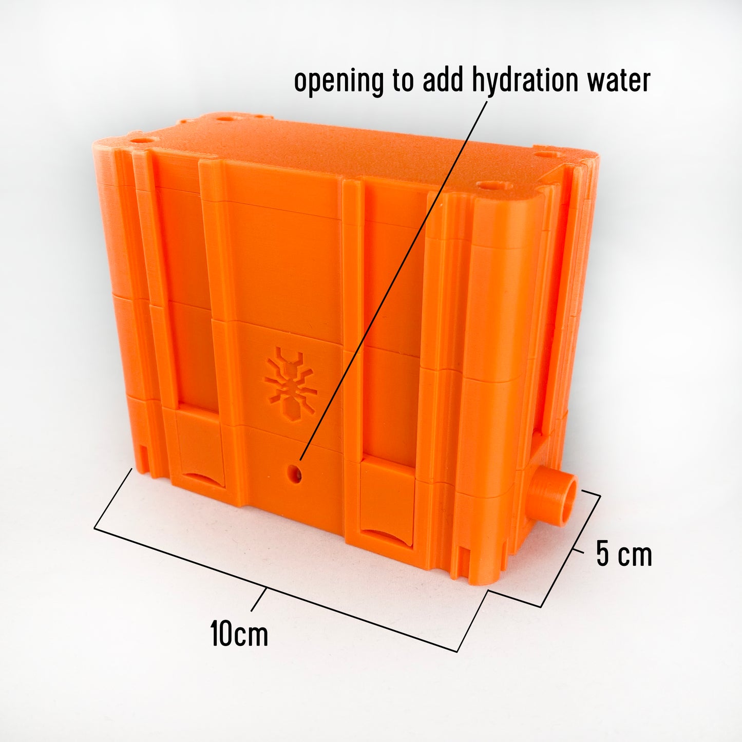 Ant vertical Nest, Natural inlays 5x10 Module | formicaria ant supplies | for hobby ant keepers