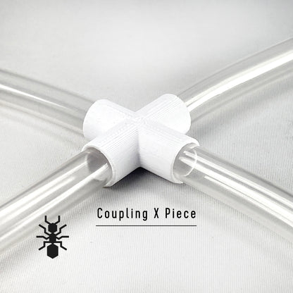 Ant Tubing Connectors Coupling X piece 4-Way Splitter