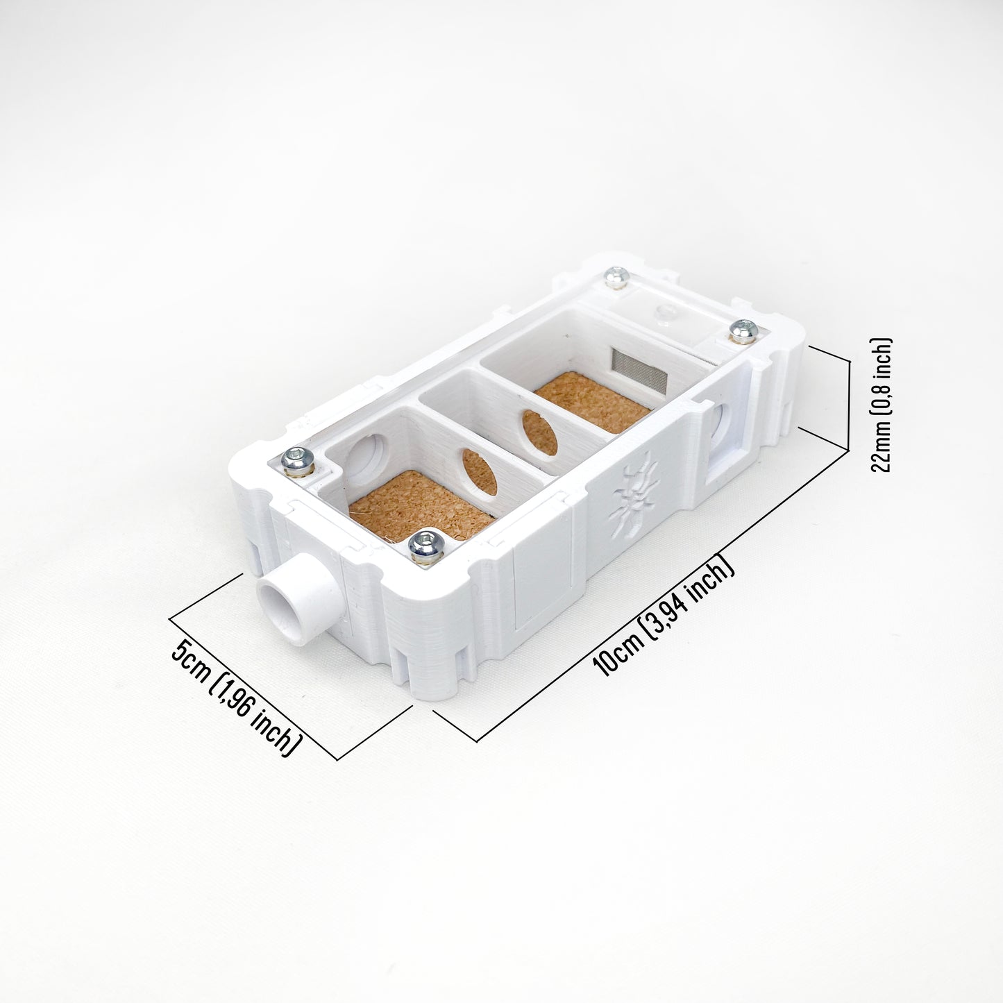 Ant Cork Nest Clean Inlay 5x10 Formicarium module