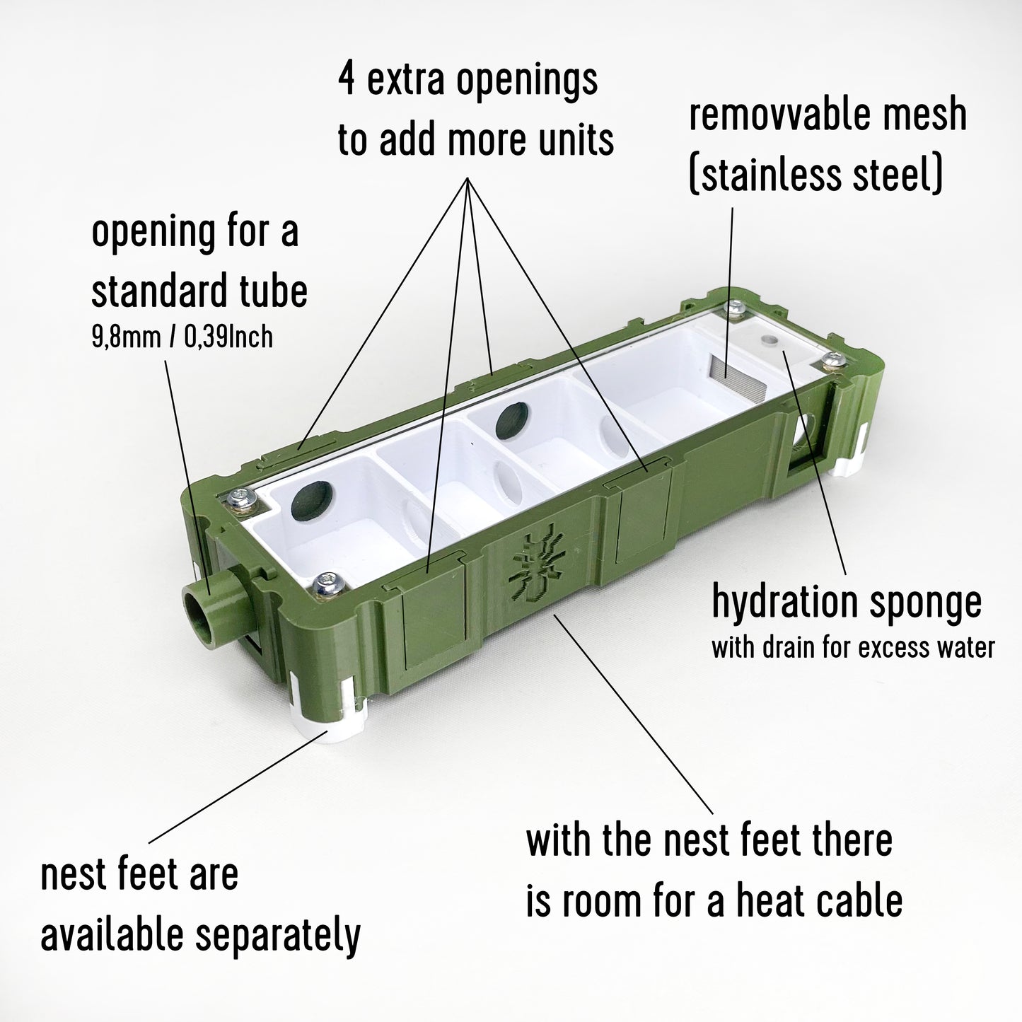 Ant Clean Nest 5x15 Formicarium Module