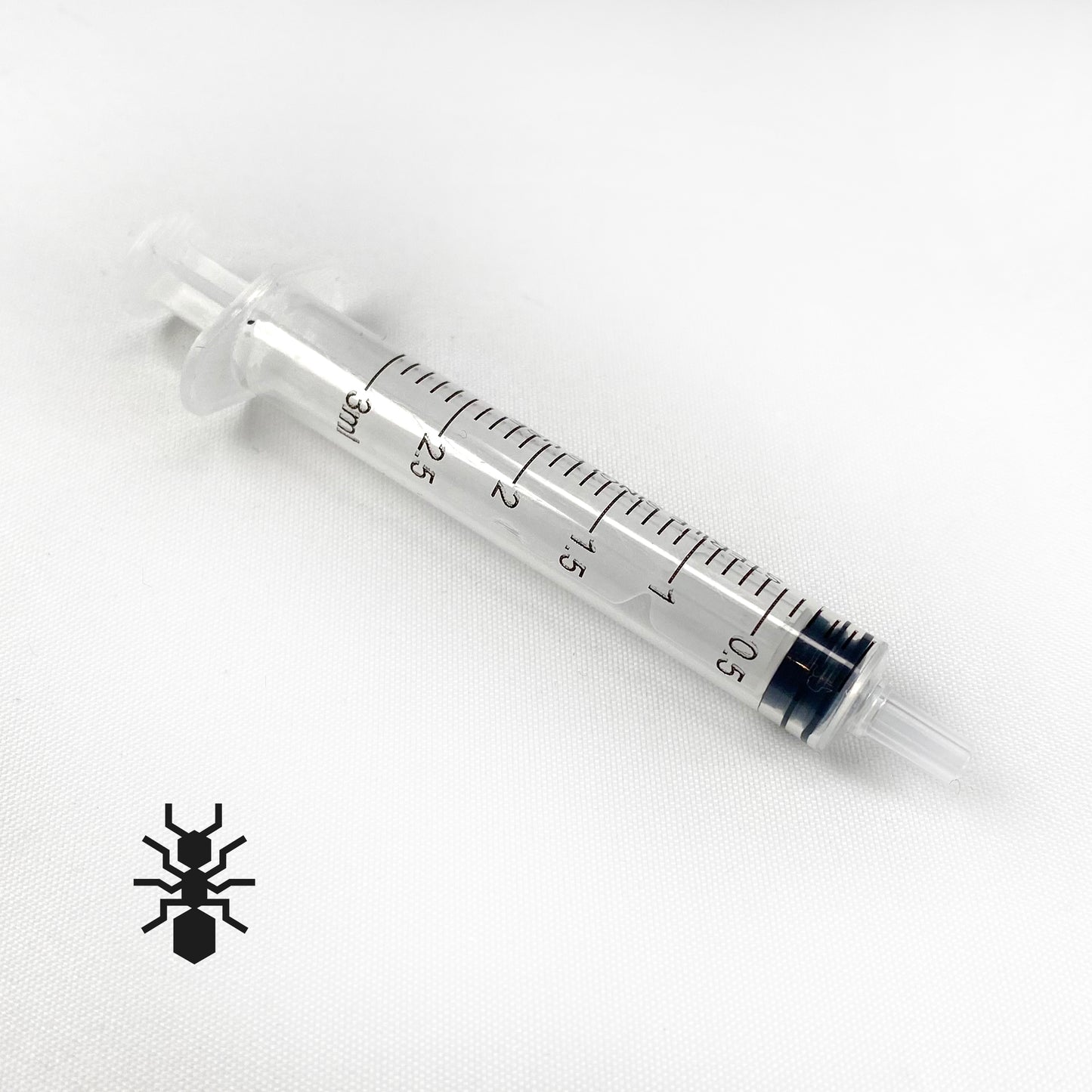 3ml syringe for all (3D-printed) ant formicariums | formicaria ant supplies | for hobby ant keepers