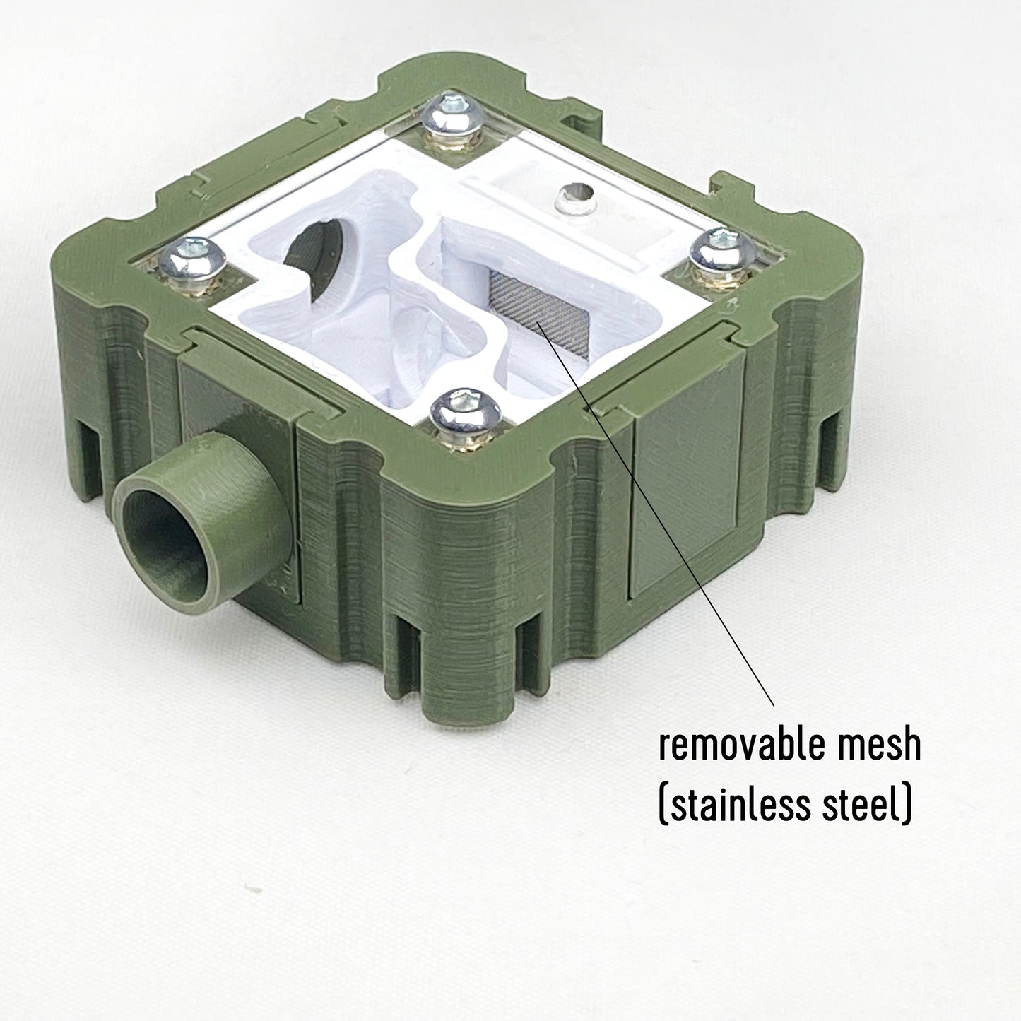 Ant Mini nest + Outworld combi, 5x5 moduul multiple color options 3D printed formicarium by Black Ant Creation