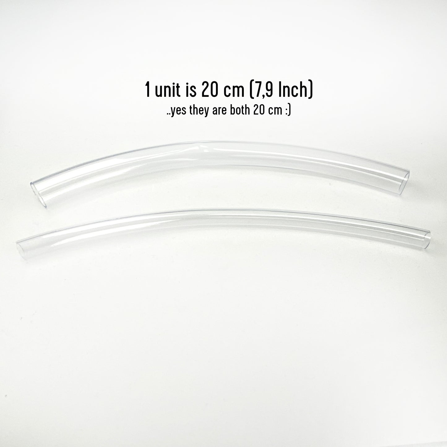 Transparent flexible tubes ID 12mm OD 14mm