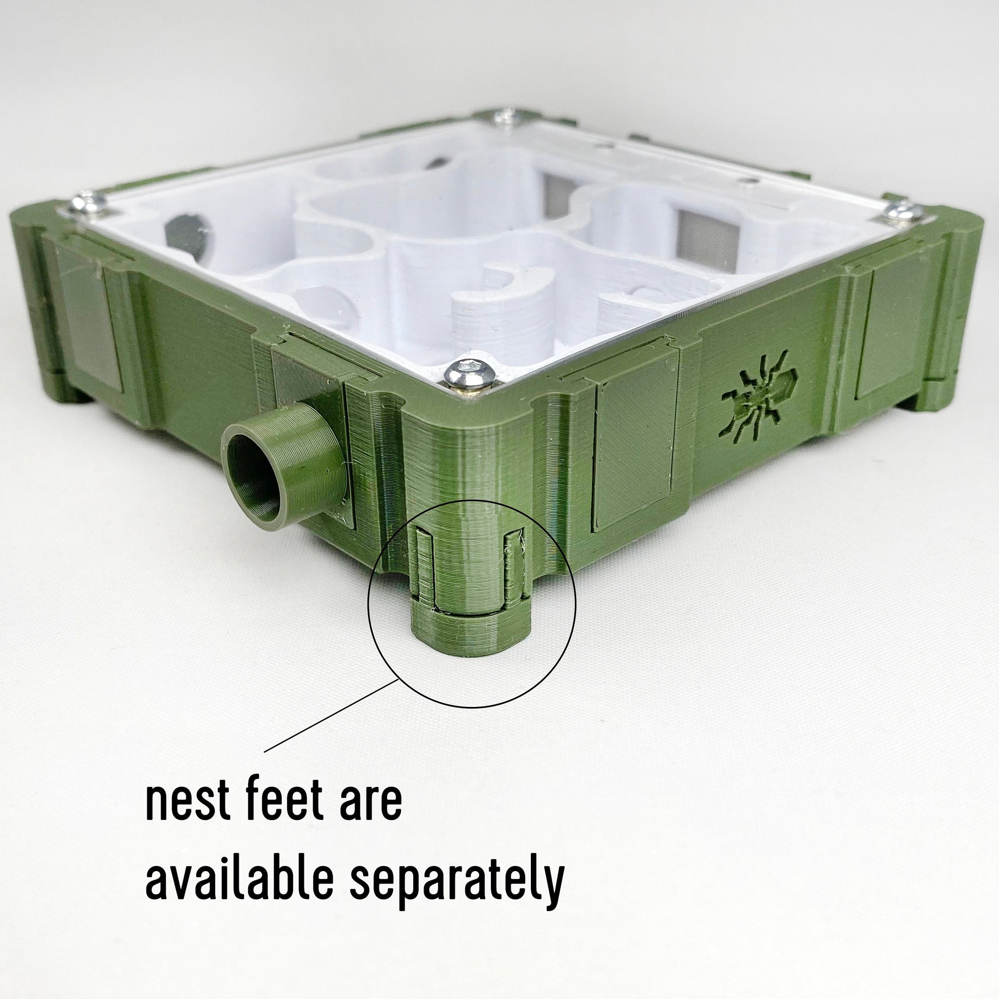 Ant Nest "natural" 10x10 moduul multiple color options 3D printed formicarium by Black Ant Creation