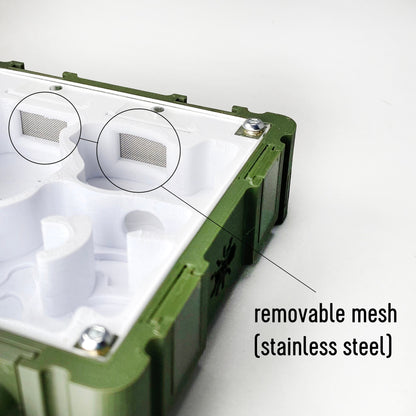 Ant Nest "natural" 10x10 moduul multiple color options 3D printed formicarium by Black Ant Creation